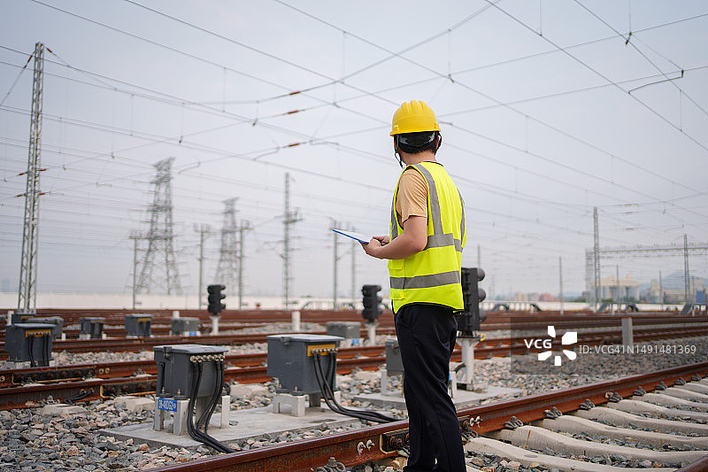 铁路工程师图片素材