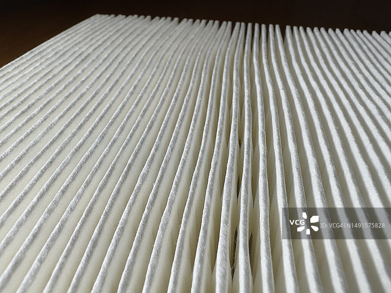 空气过滤器中的纤维图片素材