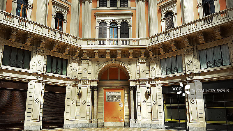 意大利帕维亚的阿尔纳博尔迪画廊图片素材