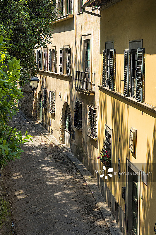托斯卡纳佛罗伦萨圣乔治大街图片素材