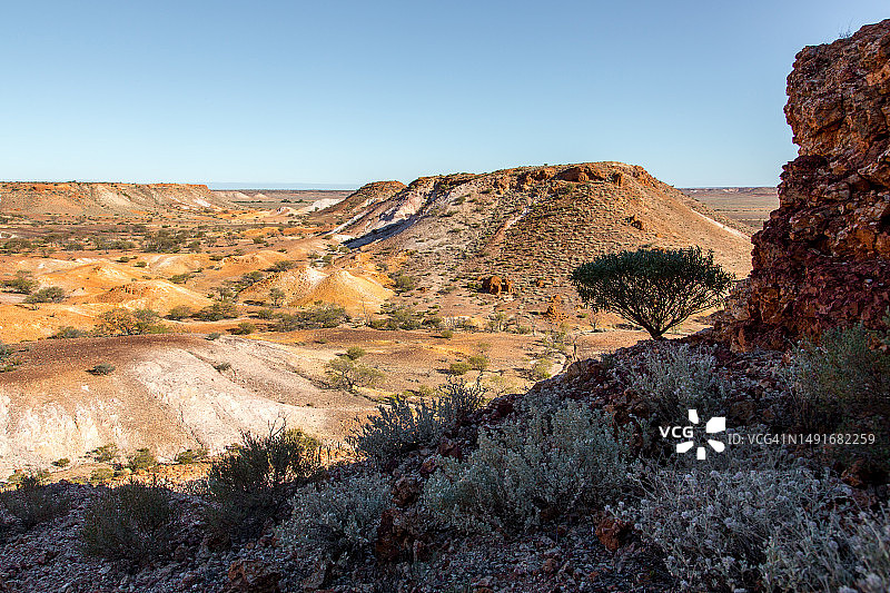 库伯佩迪北部的砂岩山丘，南澳大利亚图片素材