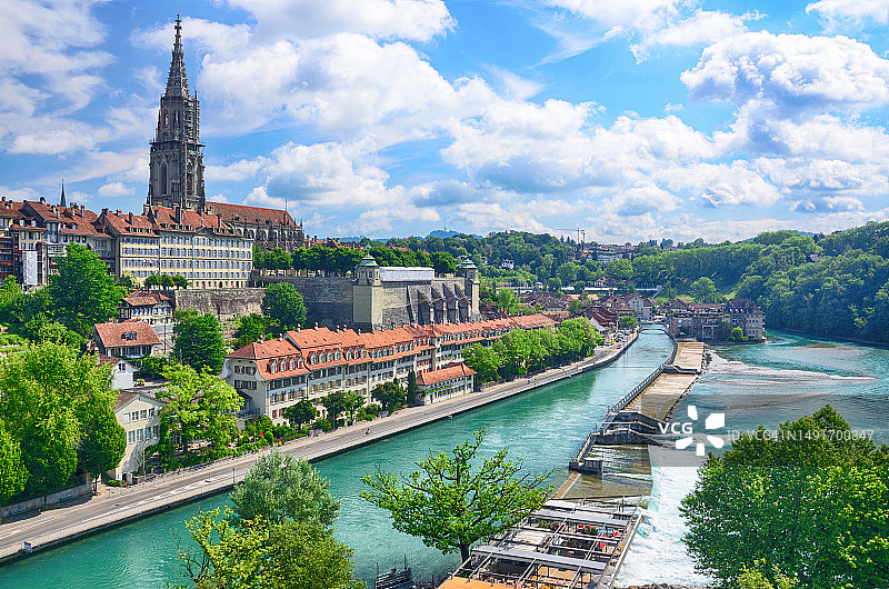 瑞士伯尔尼大教堂图片素材