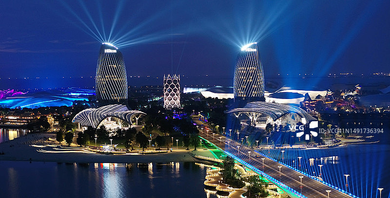 中国海南省儋州市海花岛建筑图片素材