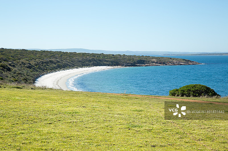波士顿角海滩，艾尔半岛，南澳大利亚图片素材