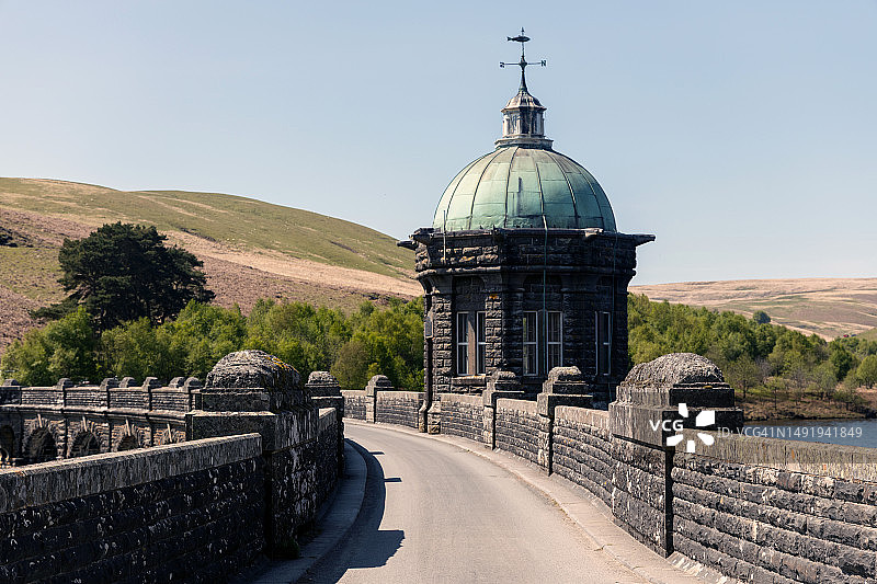 英国威尔士埃兰谷水库图片素材