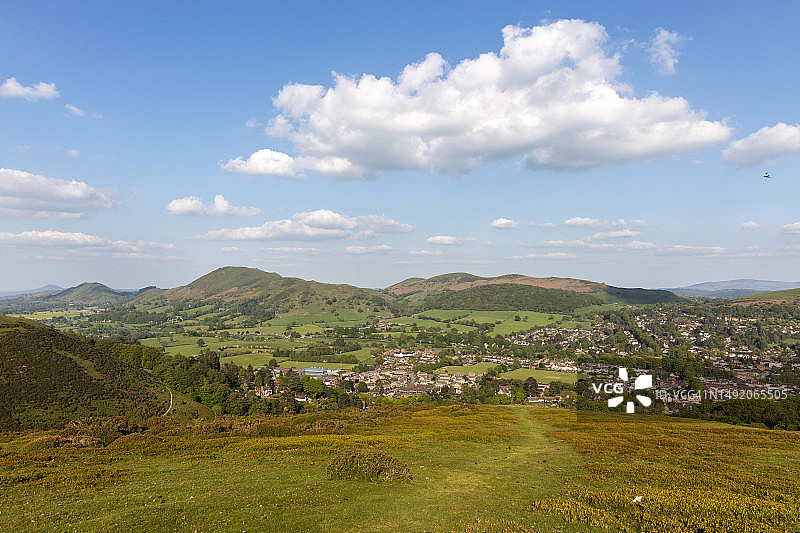 梳理棉纺厂谷和长明德，什罗普郡，英格兰，英国图片素材