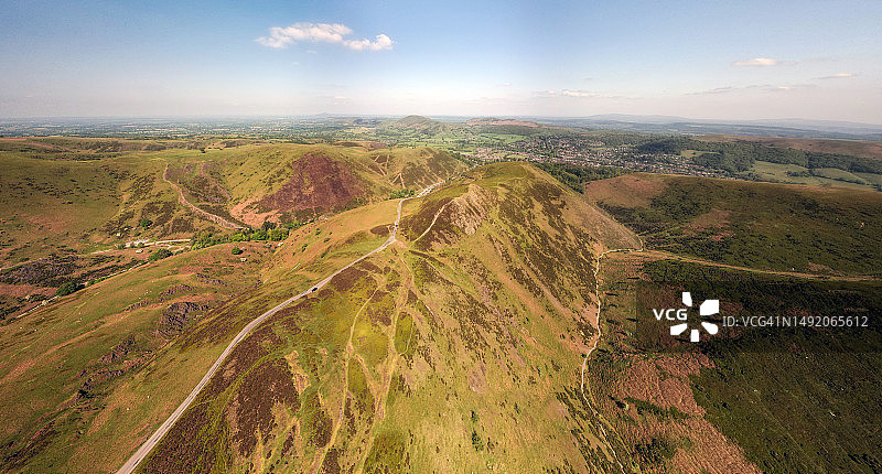 梳理棉纺厂谷和长明德，什罗普郡，英格兰，英国图片素材