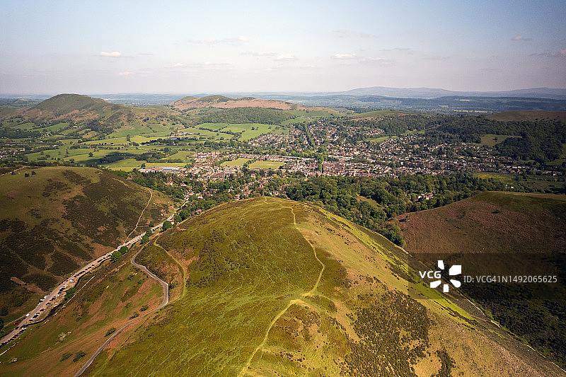 梳理棉纺厂谷和长明德，什罗普郡，英格兰，英国图片素材