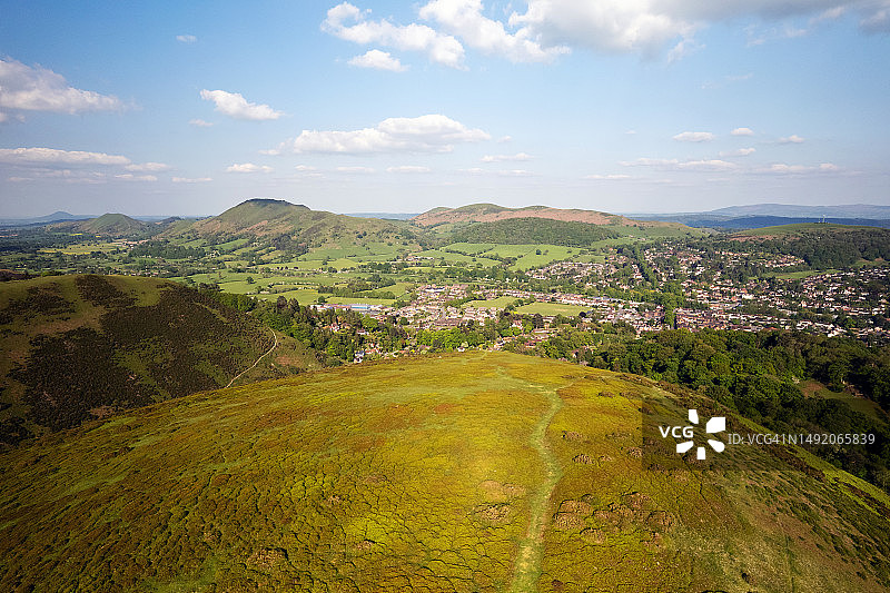 梳理棉纺厂谷和长明德，什罗普郡，英格兰，英国图片素材