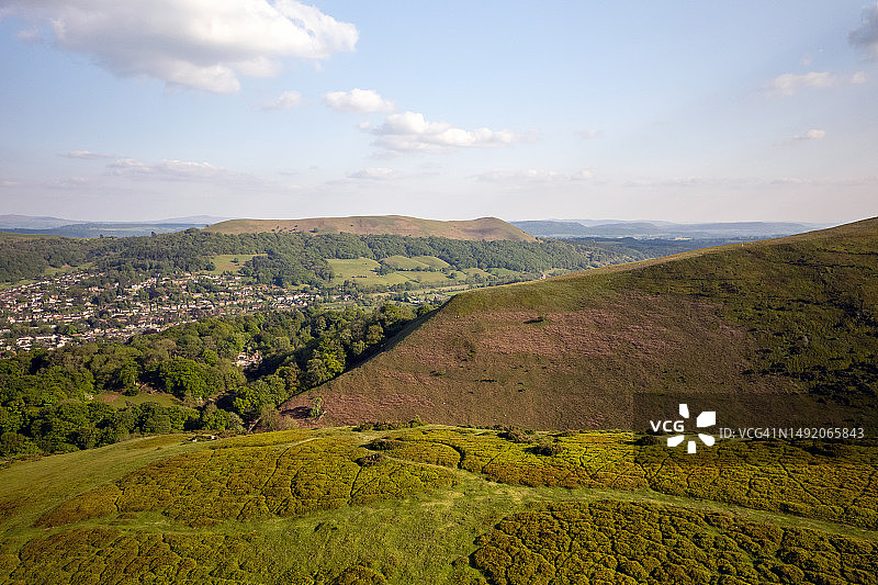 梳理棉纺厂谷和长明德，什罗普郡，英格兰，英国图片素材