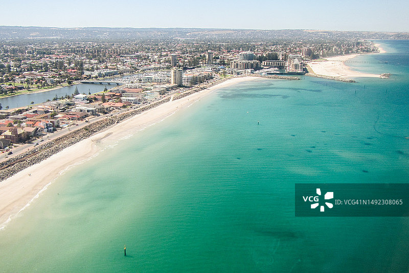 南澳大利亚阿德莱德格雷尔格航拍照片图片素材