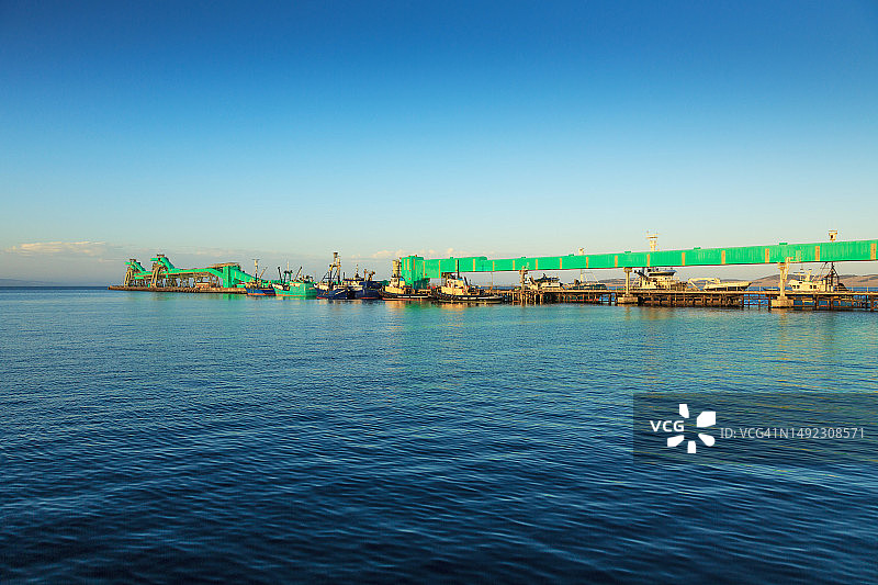 渔船和拖船：南澳大利亚林肯港码头图片素材