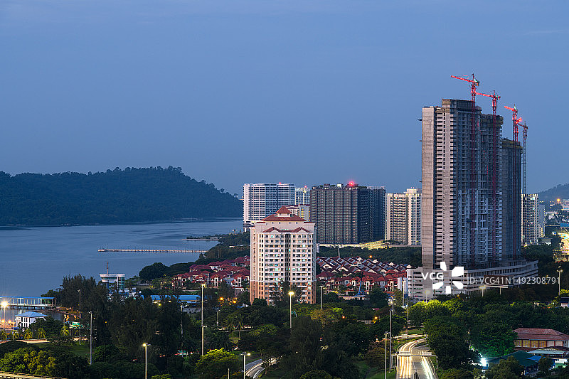 海边的住宅楼图片素材