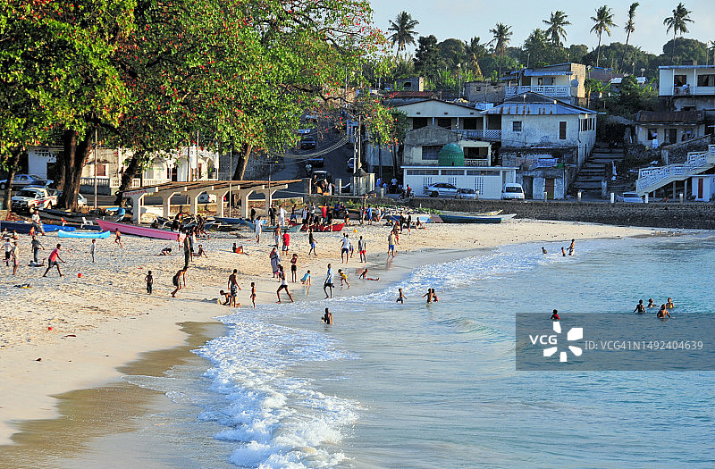 伊灿德拉海滩，大科摩罗岛，科摩罗图片素材