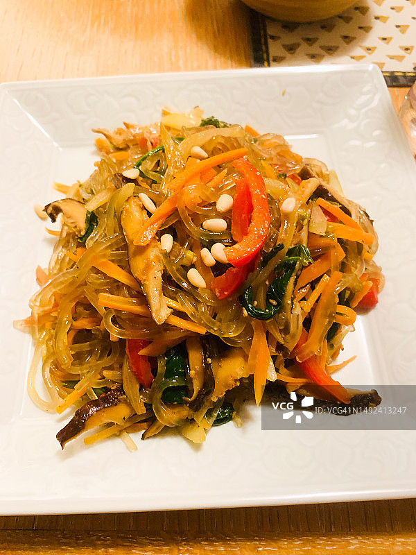 韩式杂菜图片素材