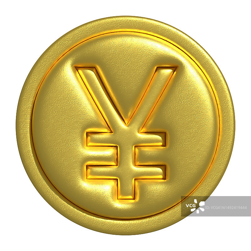 人民币金币，互联网货币概念图片素材