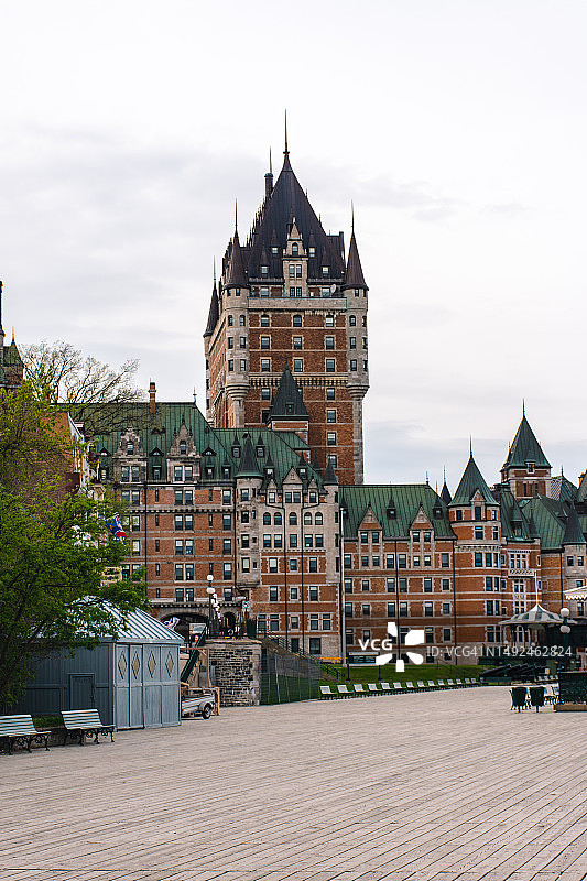 魁北克市芳堤娜城堡图片素材