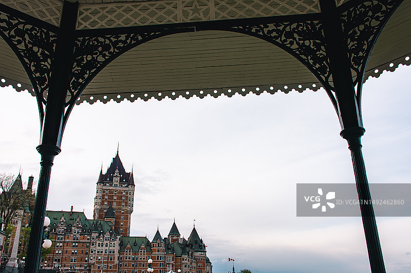 魁北克市芳堤娜城堡图片素材