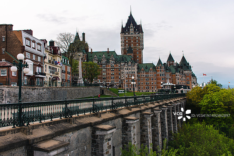 魁北克市芳堤娜城堡图片素材