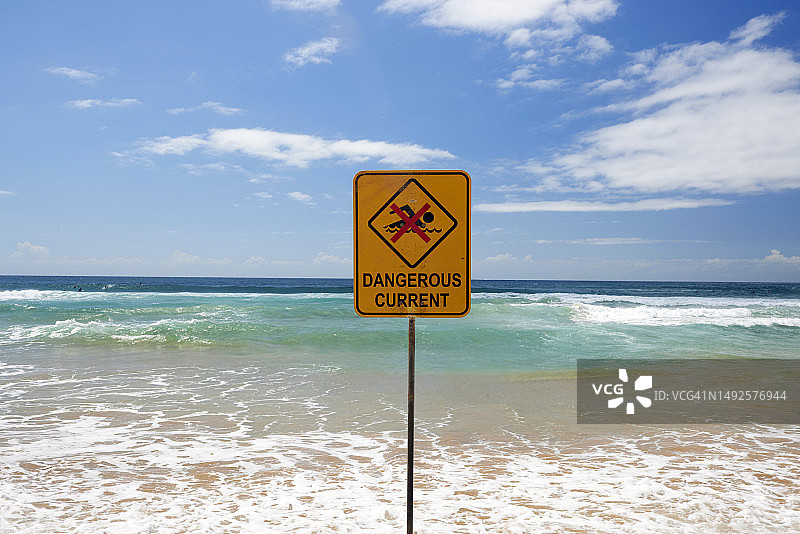 海滩标志图片素材