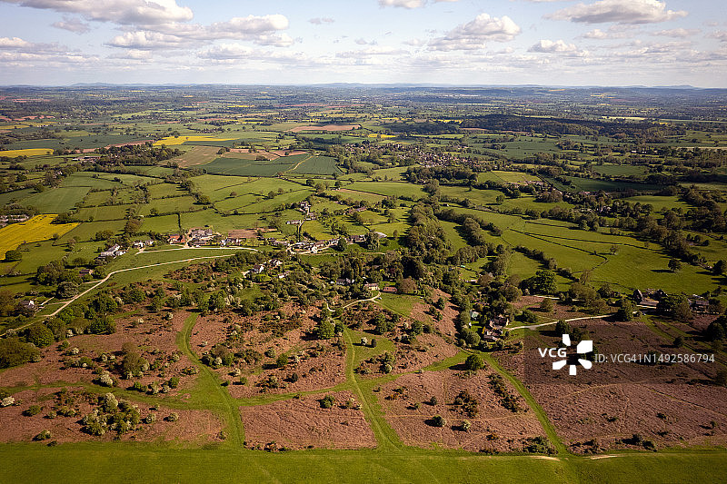 英国赫里福德郡伯彻村图片素材