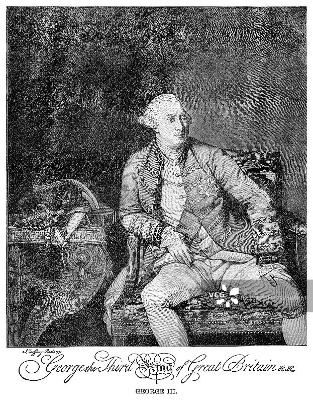英国国王乔治三世图片素材