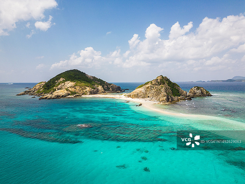 日本冲绳的渡嘉敷岛图片素材