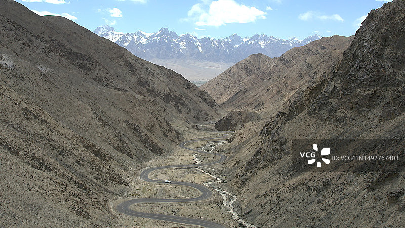 中国新疆喀什地区的K2图片素材