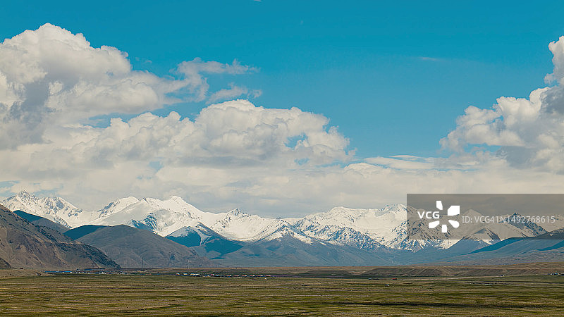 中国新疆喀什地区的K2图片素材