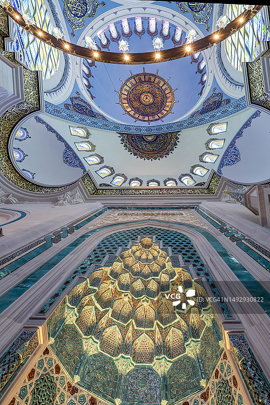 伊斯坦布尔莱文特区的巴巴罗斯·海雷丁·帕夏清真寺图片素材