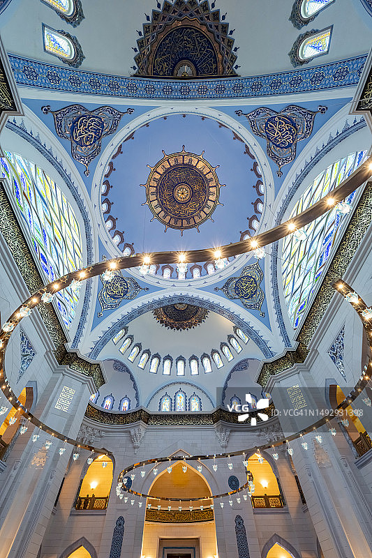 伊斯坦布尔莱文特区的巴巴罗斯·海雷丁·帕夏清真寺图片素材