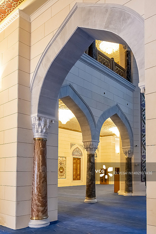 伊斯坦布尔莱文特区的巴巴罗斯·海雷丁·帕夏清真寺图片素材