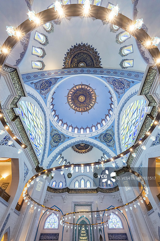 伊斯坦布尔莱文特区的巴巴罗斯·海雷丁·帕夏清真寺图片素材