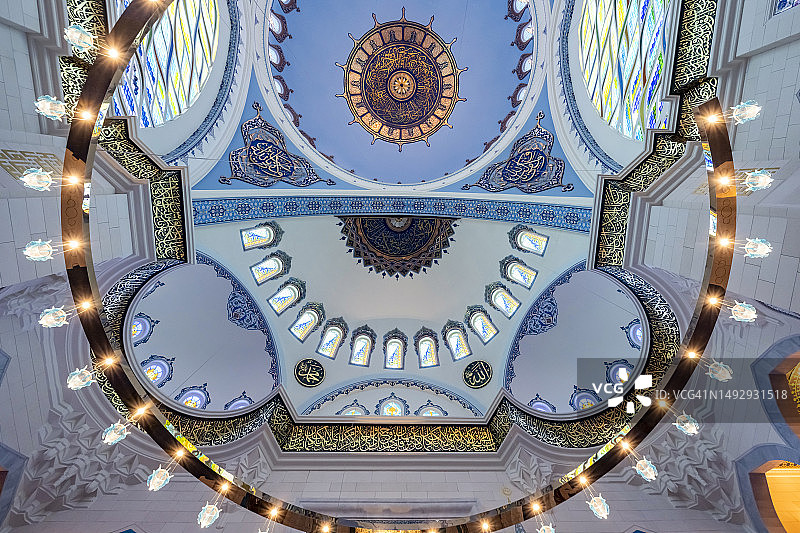 伊斯坦布尔莱文特区的巴巴罗斯·海雷丁·帕夏清真寺图片素材
