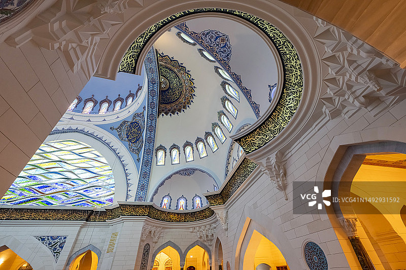 伊斯坦布尔莱文特区的巴巴罗斯·海雷丁·帕夏清真寺图片素材