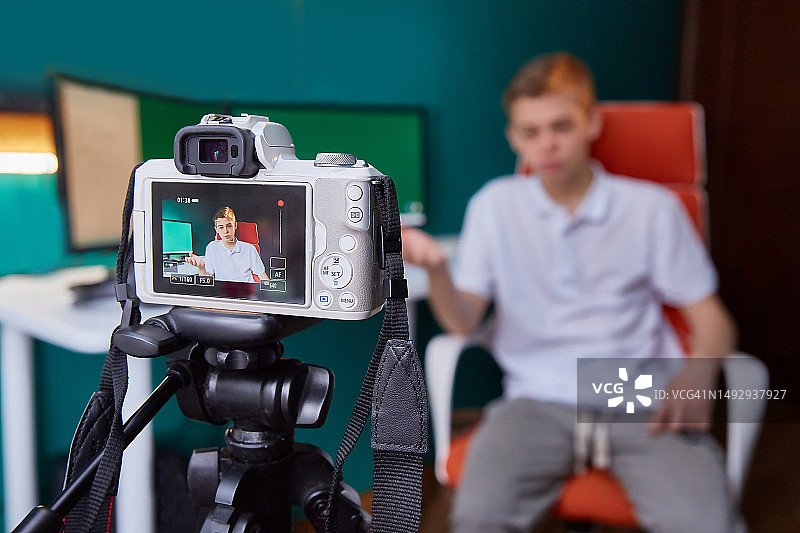 为社交网络创作内容的网络名人，俄罗斯图片素材