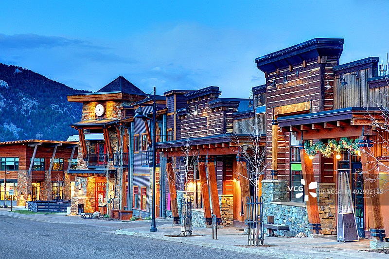 蒙大拿州的广阔天空图片素材