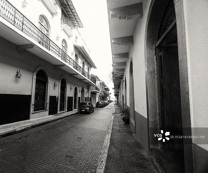 巴拿马城的老城区图片素材