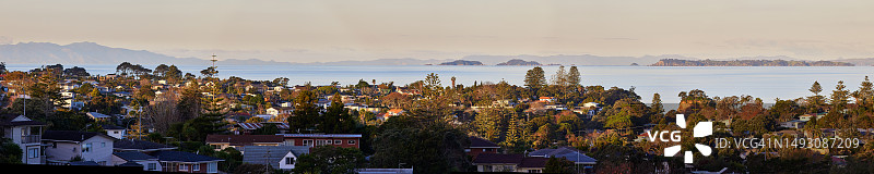 豪拉基湾全景图片素材