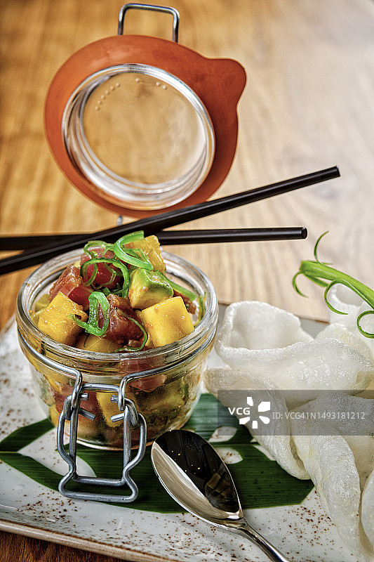 酸橘汁腌鱼图片素材