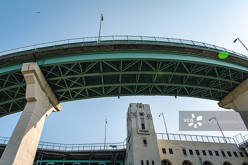 蒙特利尔雅克·卡蒂埃大桥图片素材