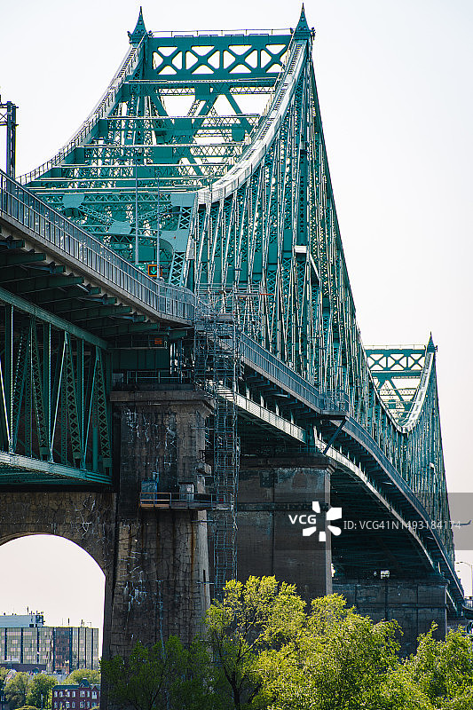 蒙特利尔雅克·卡蒂埃大桥图片素材