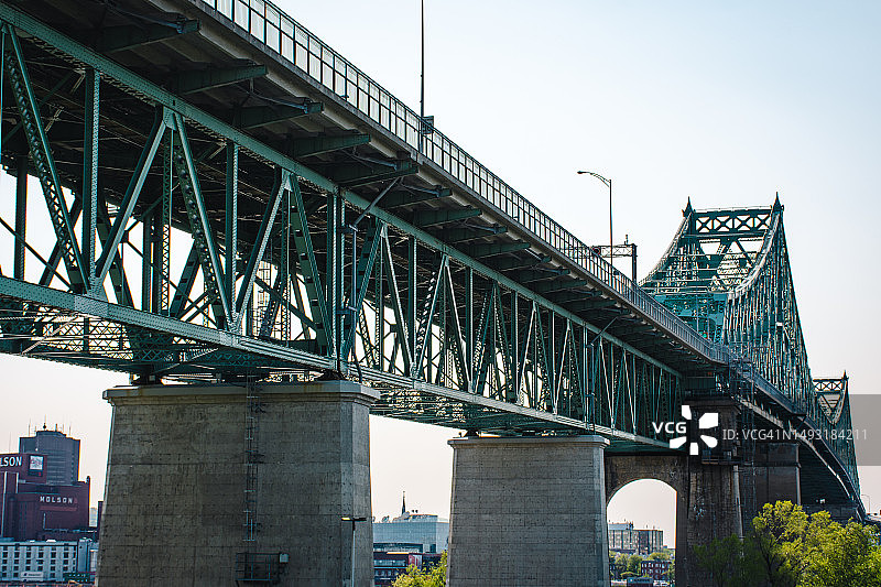 蒙特利尔雅克·卡蒂埃大桥图片素材