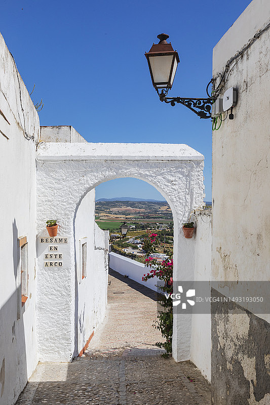 接吻拱门图片素材