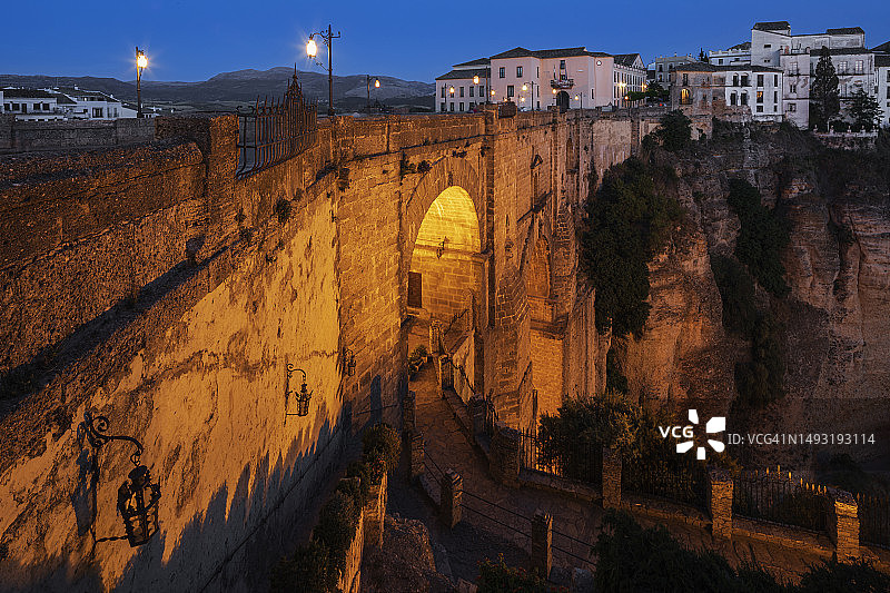 塔霍河峡谷上的新桥图片素材
