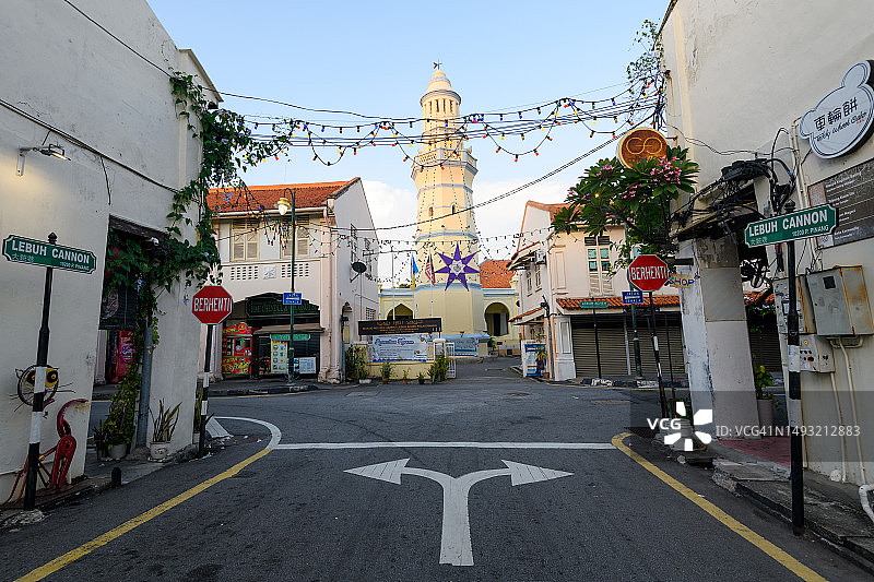 亚齐遗产清真寺图片素材