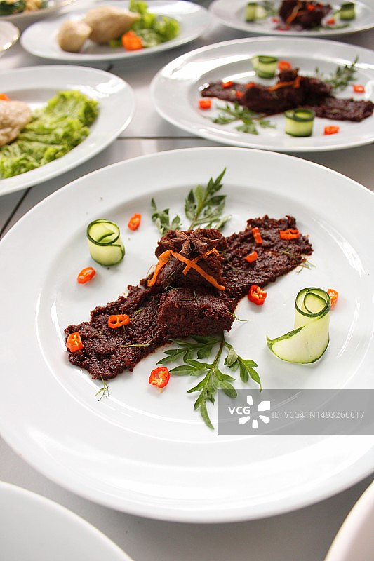 盘中餐食特写图片素材