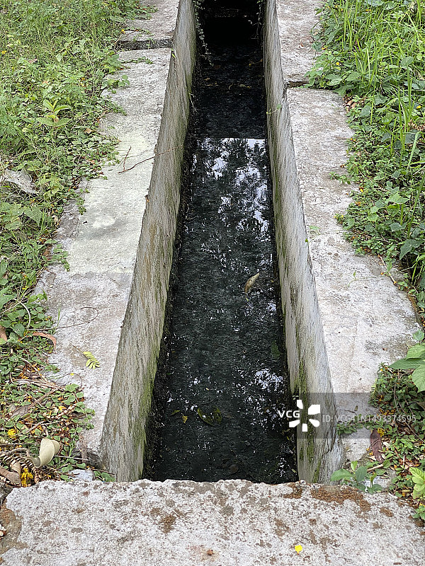 乡镇排水系统图片素材