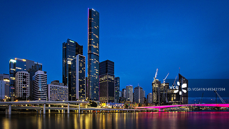 布里斯班暮光之景图片素材