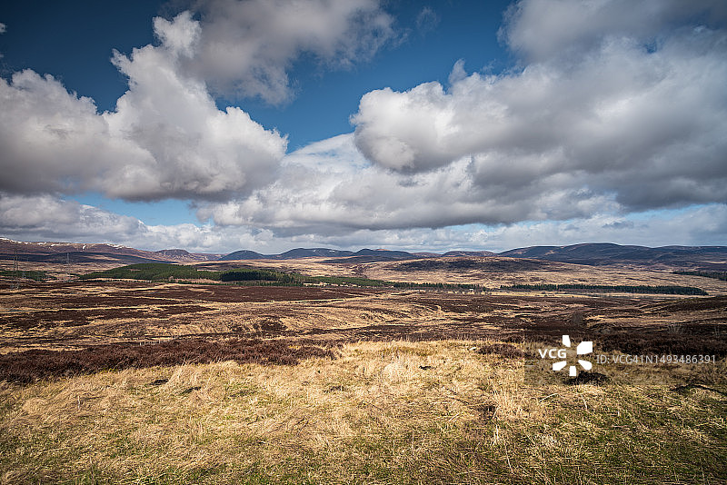 苏格兰高地：阿德纳默亨半岛阿查拉附近图片素材